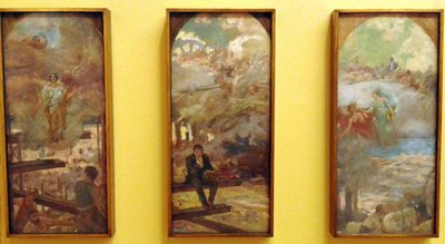 Allegory [Studies for the Club de Engenharia decoration] av Henrique Bernardelli